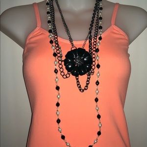 Black and White Necklaces